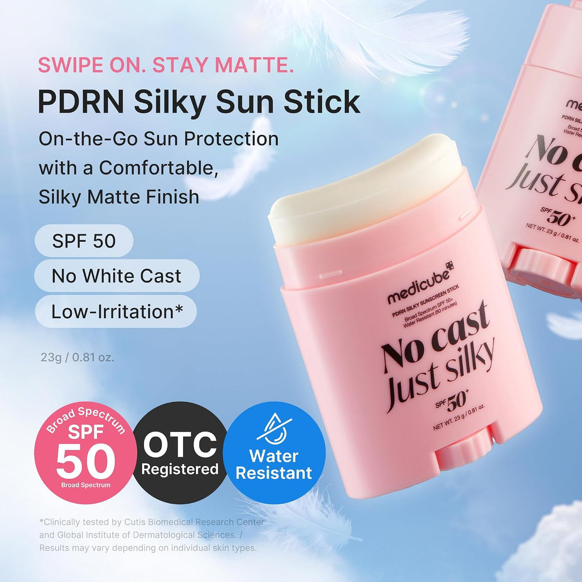 Korean  PDRN Silky Sun Stick
