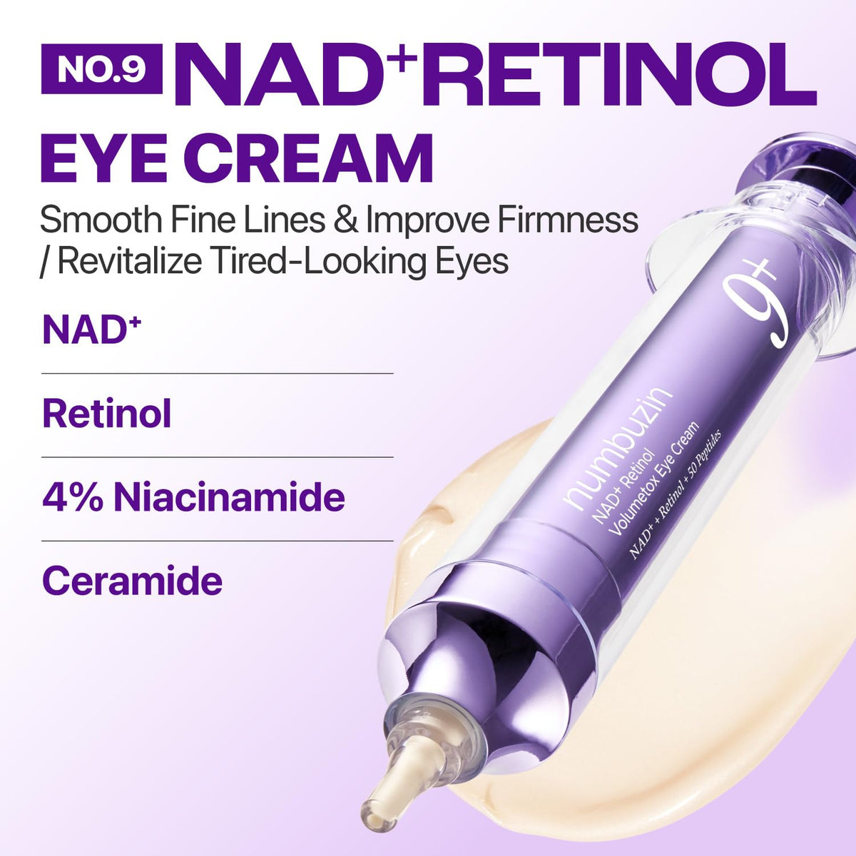 Korean NAD+ Volumetox Eye Cream