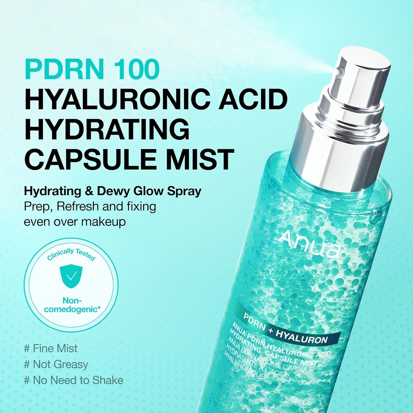 Korean PDRN Collagen Glow Facial Serum Spray